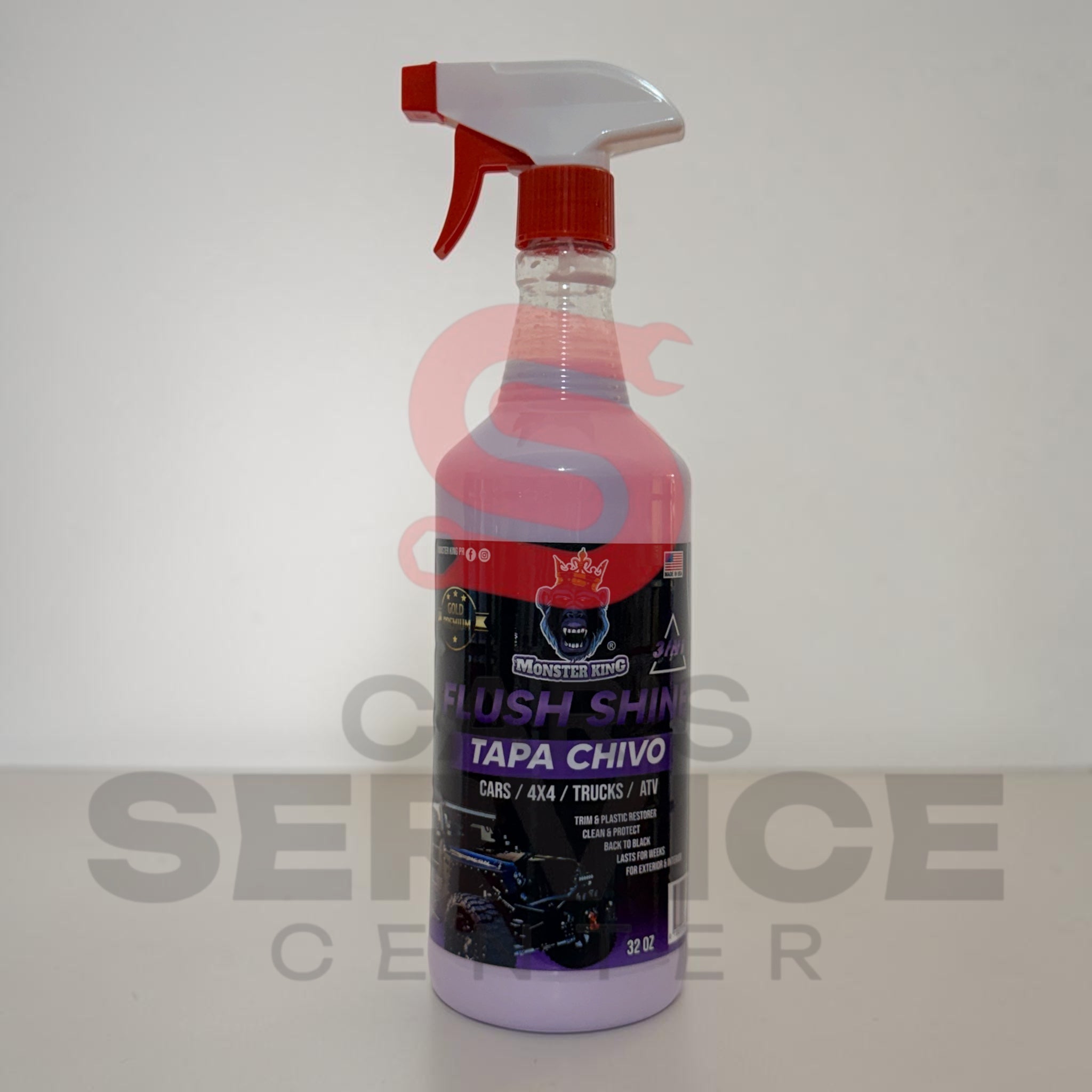 FLUSH SHINE TAPA CHIVO - MONSTER KING