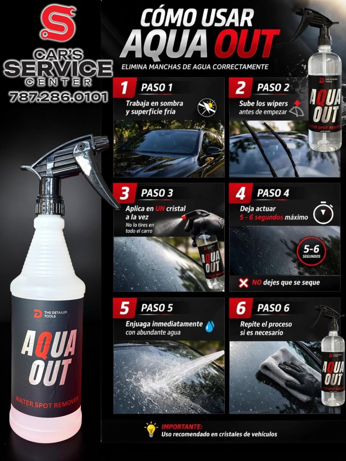 AQUA OUT- WATER SPOT REMOVER